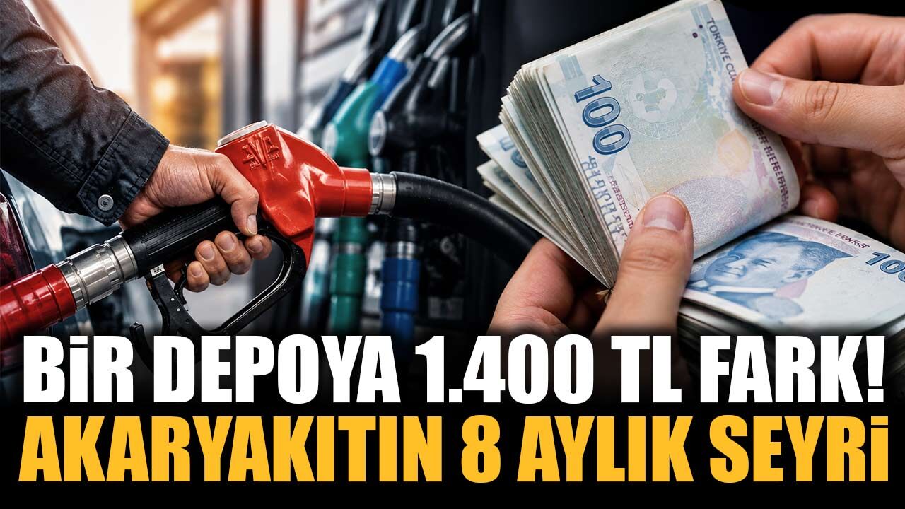 Bir Depoda 1.400 TL’lik Fark! Akaryakıt Fiyatlarının 8 Aylık Değişimi Ortaya Çıktı