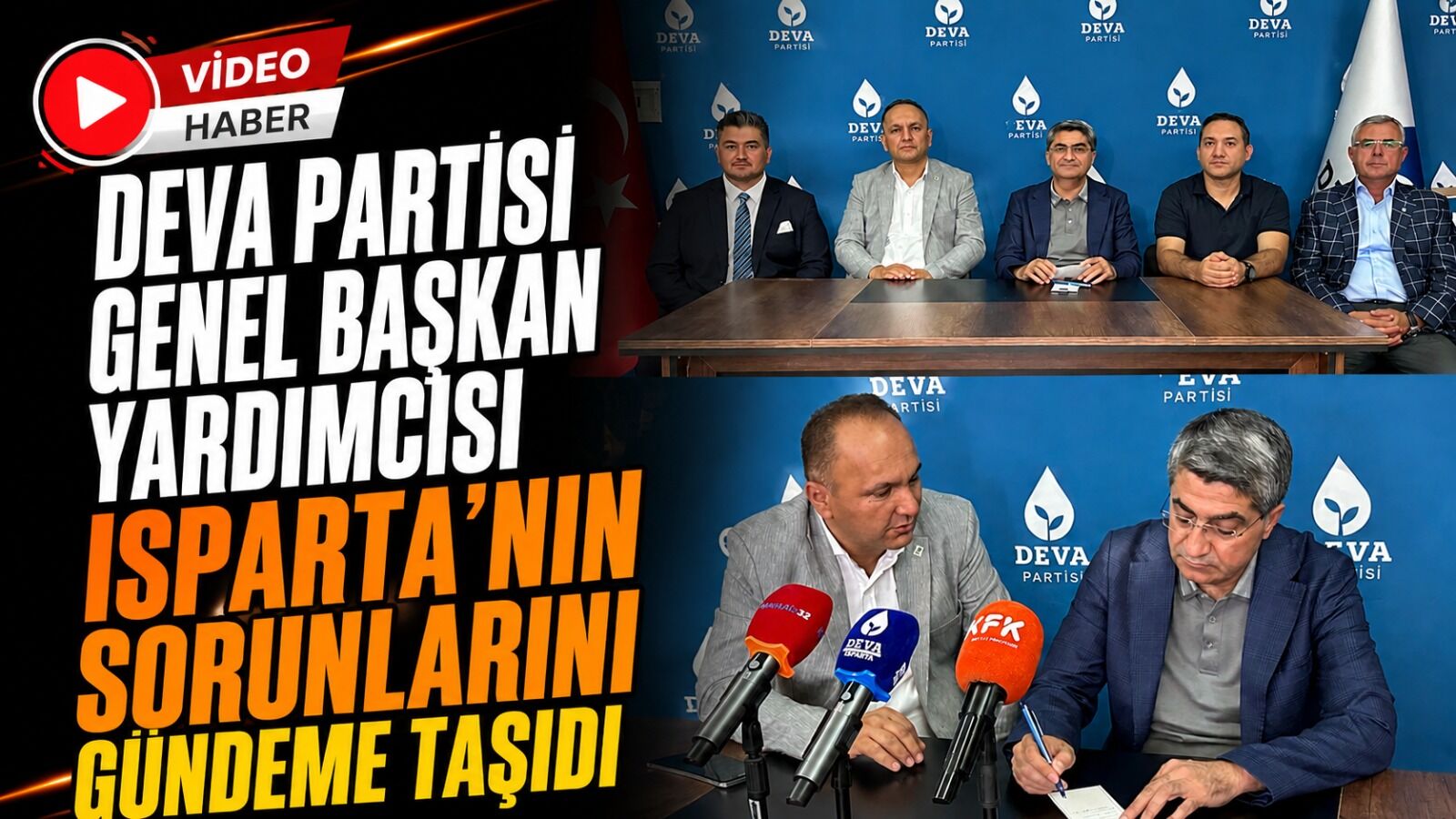 DEVA Partili Ekmen Isparta'nın Sorunlarını Gündeme Taşıdı