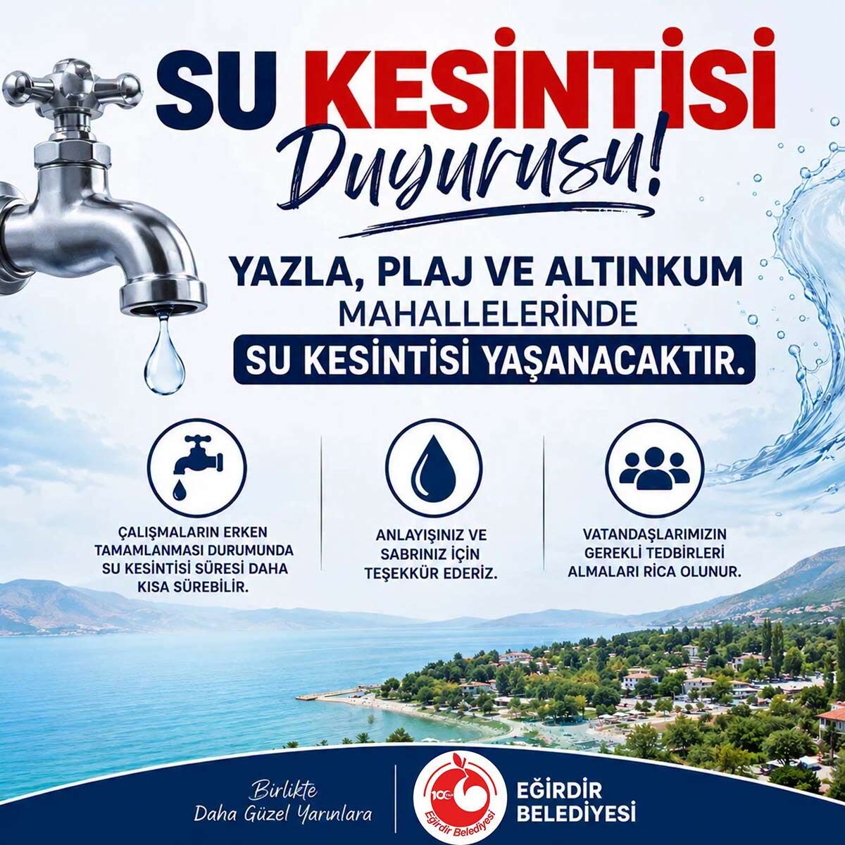 Egirdir Su Kesintisi