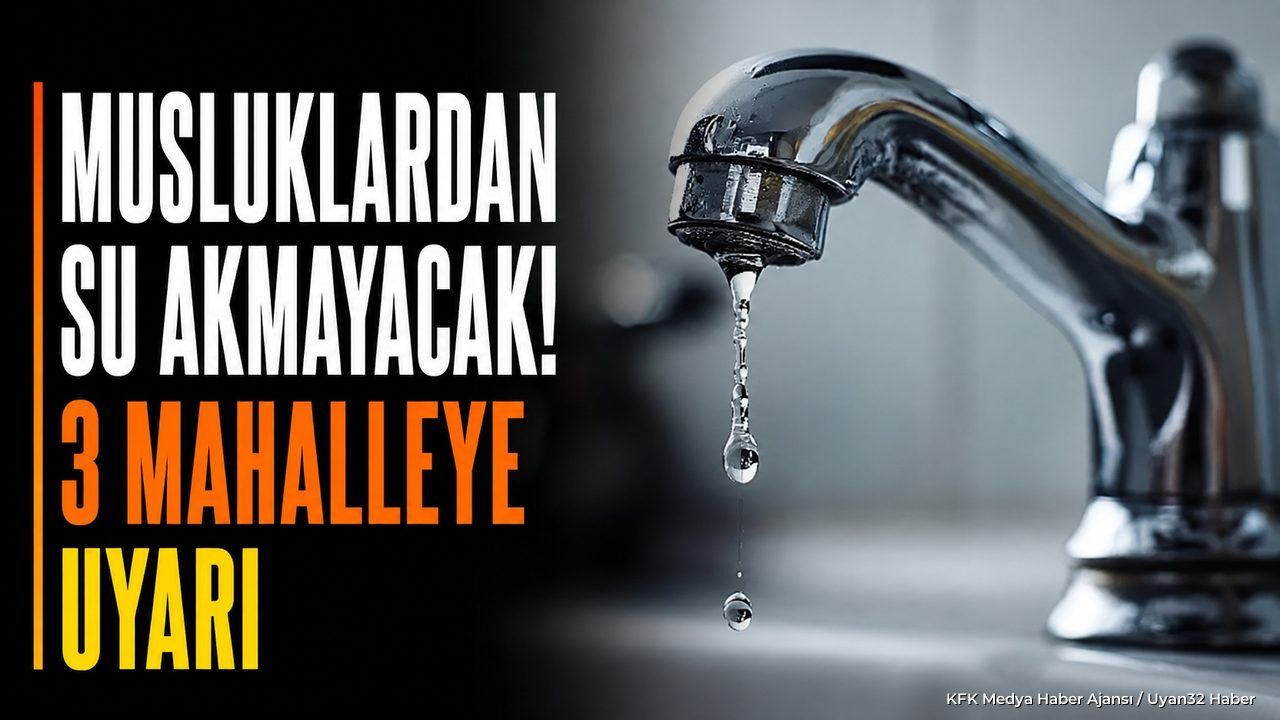 Eğirdir'de 3 Mahallede Su Kesintisi Uyarısı Yapıldı