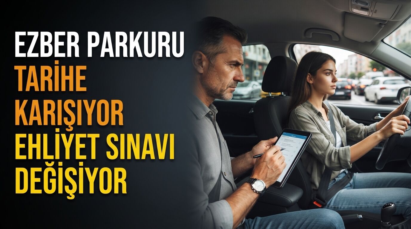 Ezber Parkuru Tarihe Karışıyor Ehliyet Sınavı Değişiyor