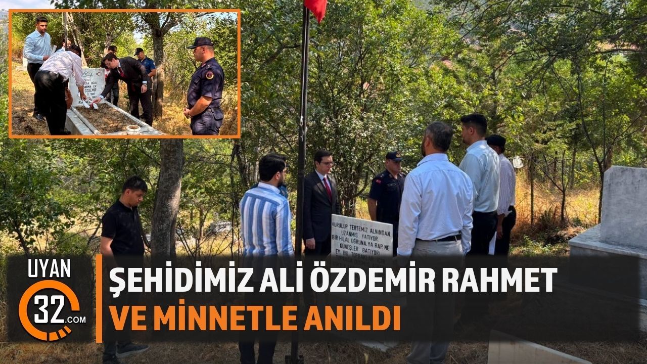 Gelendost’ta Şehit Ali Özdemir Unutulmadı 1