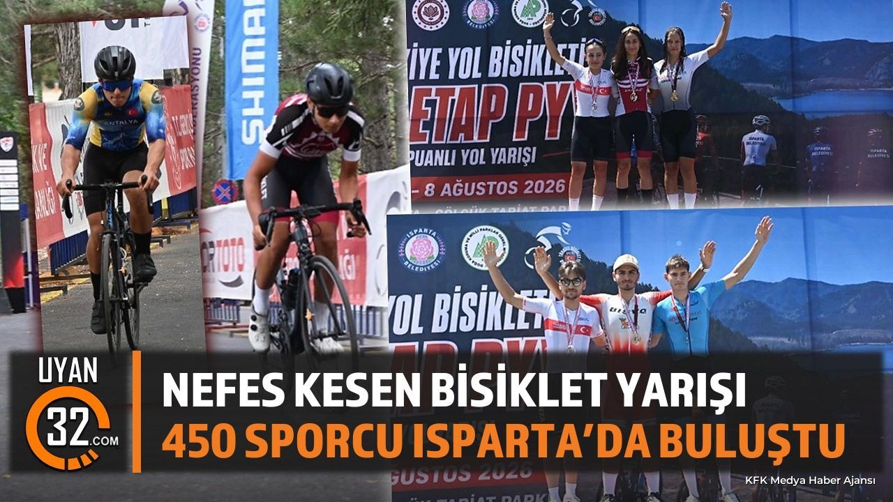 Gölcük'te Türkiye Yol Bisikleti Yarışı Heyecanı