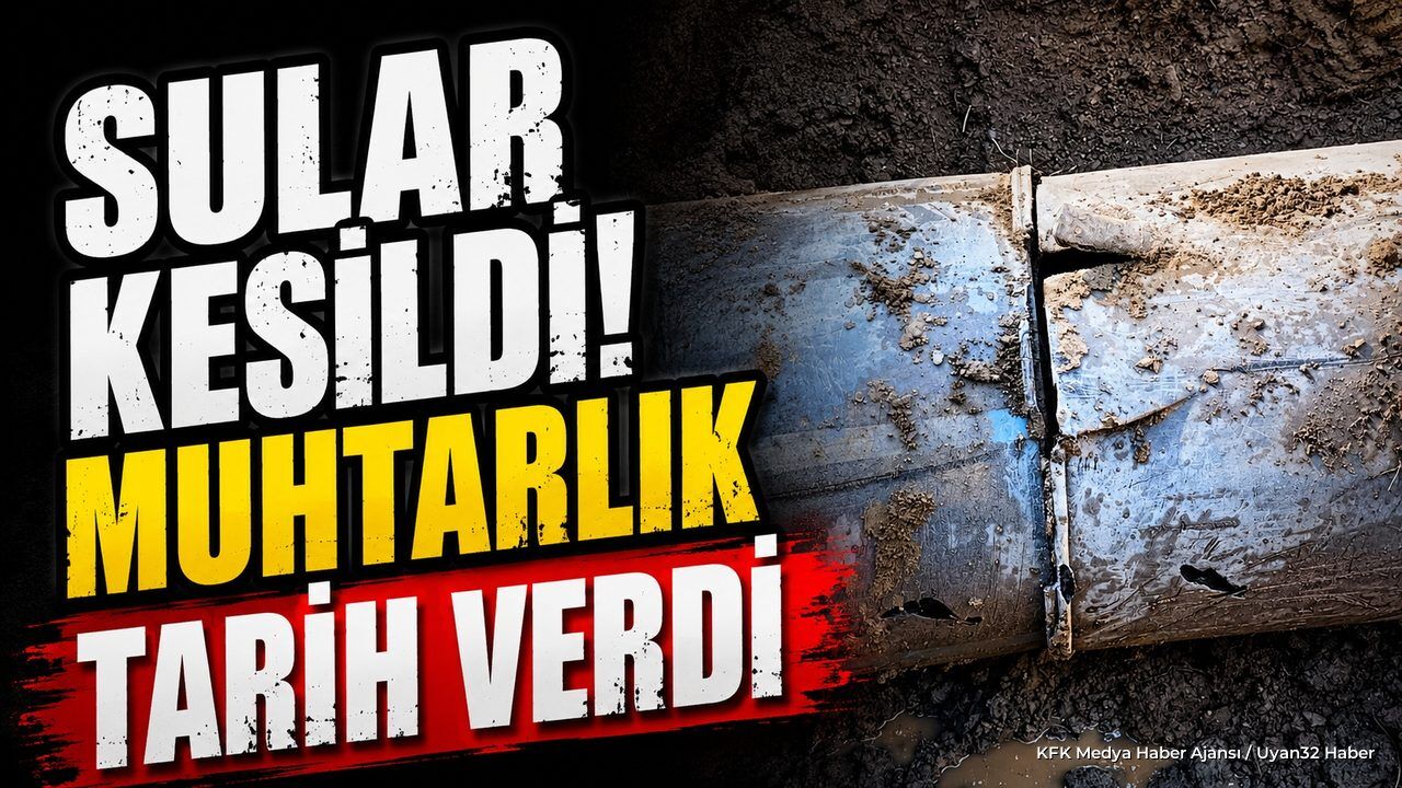 Gölet Sulama Suyu Kesildi: Muhtarlıktan Duyuru