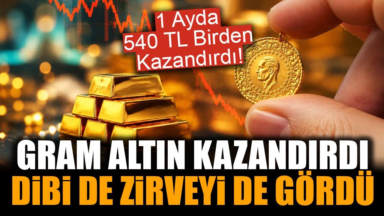 Gram Altın 1 Ayda 540 TL Birden Kazandırdı! İşte 10, 50, 100 ve 200 Gram Altının Kazancı