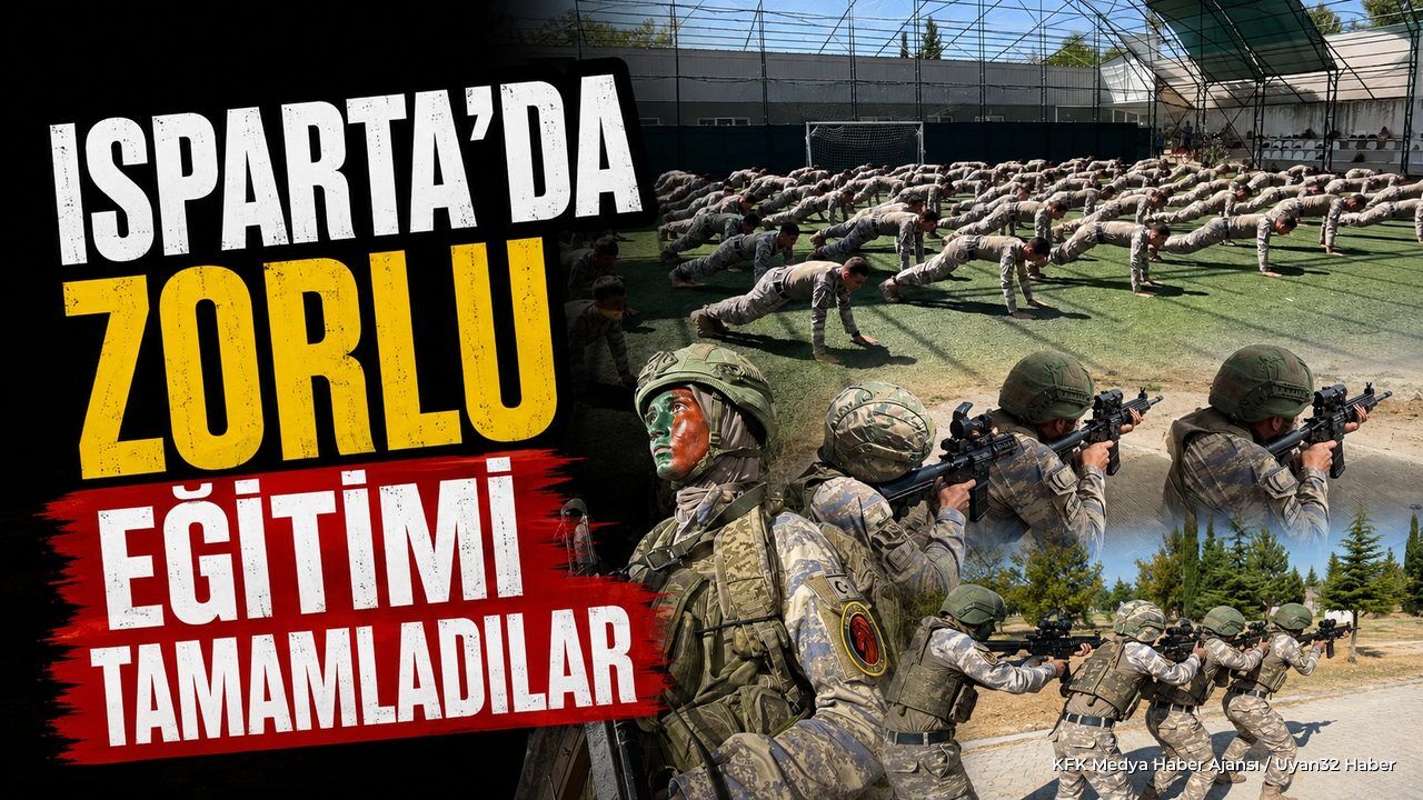 Hava Harp Okulu Öğrencileri Isparta'daki Eğitimi Tamamladı