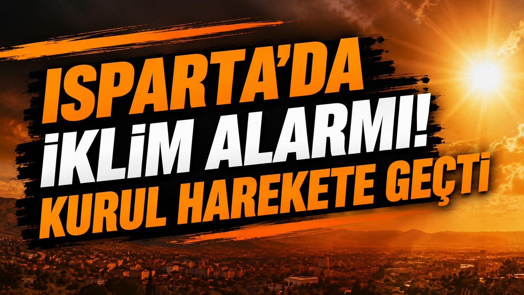 Isparta’da İklim Değişikliği İçin 5 Maddelik Sağlık Eylemi