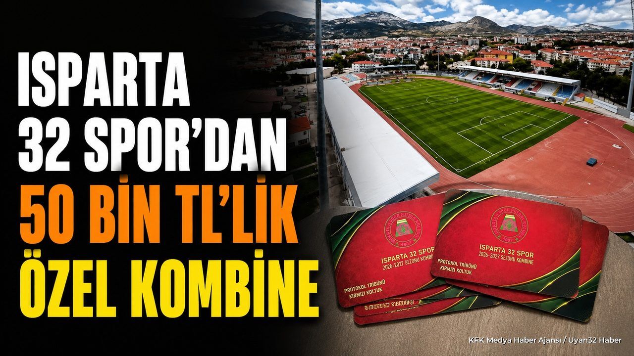 Isparta 32 Spor'da Kırmızı Koltuk Kombineleri Satışa Çıkıyor
