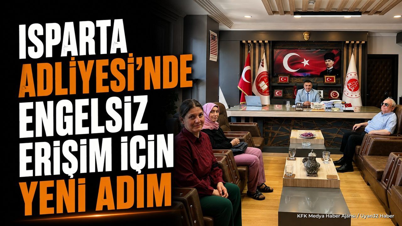 Isparta Adliyesi'nde Görme Engelliler İçin QR Kod Dönemi
