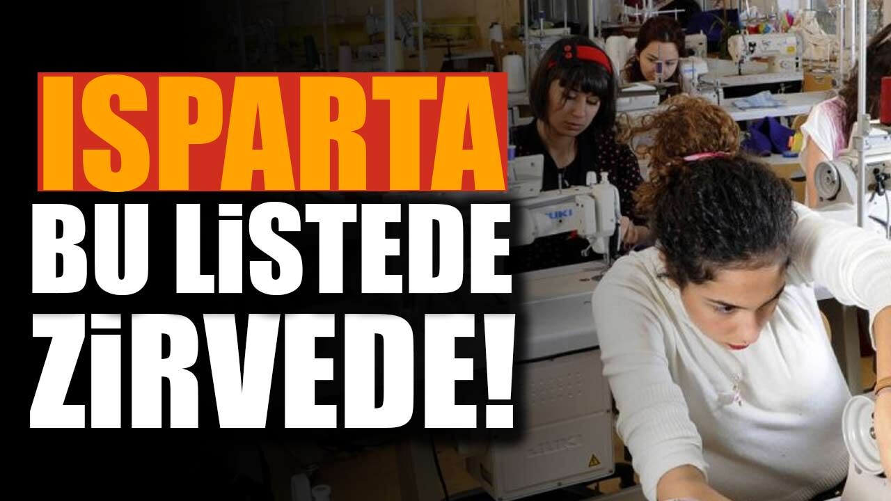 Isparta Kadın İstihdamında Zirvede!