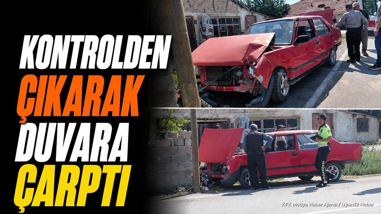 Isparta Şarkikaraağaç'ta Trafik Kazası: 1 Yaralı