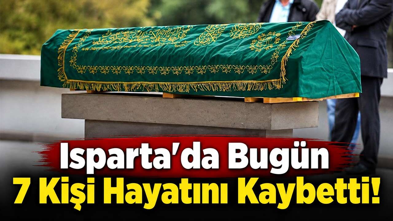 Isparta’da Bugün 7 Kişi Hayatını Kaybetti! İşte Cenaze ve Defin Bilgileri