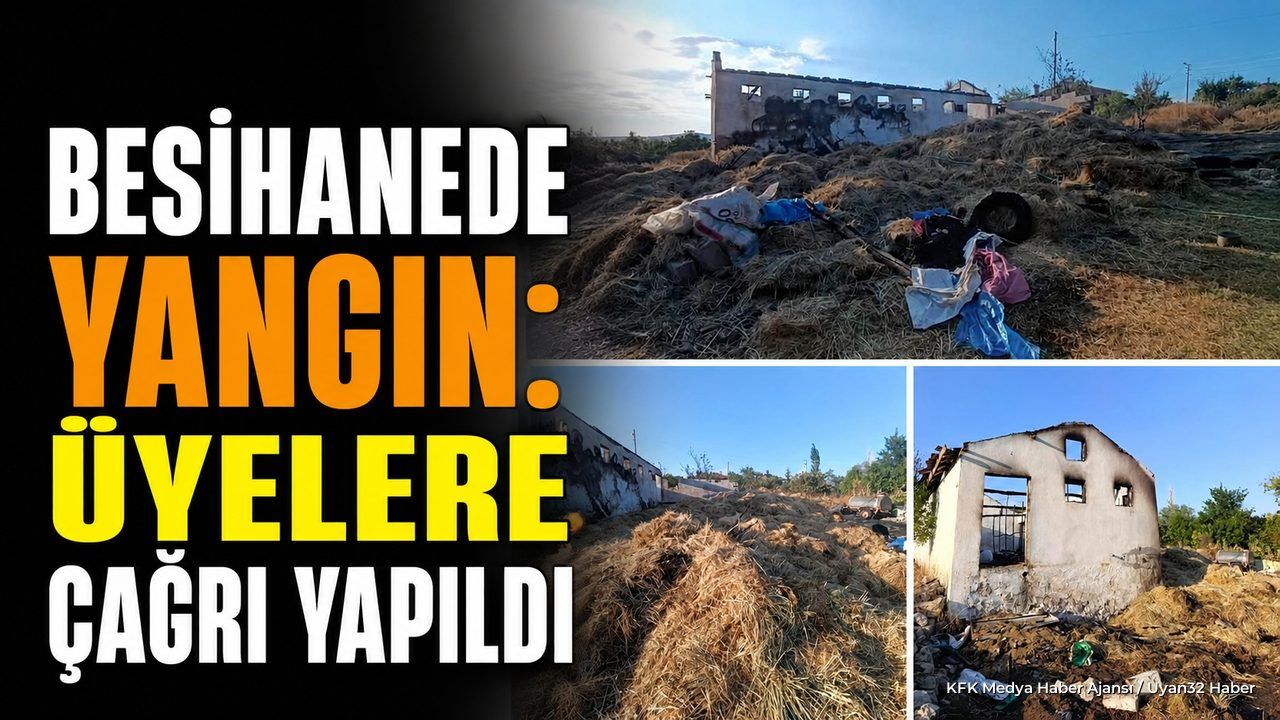 Isparta Yalvaç'ta Besihane Yangını: Birlikten Destek Çağrısı