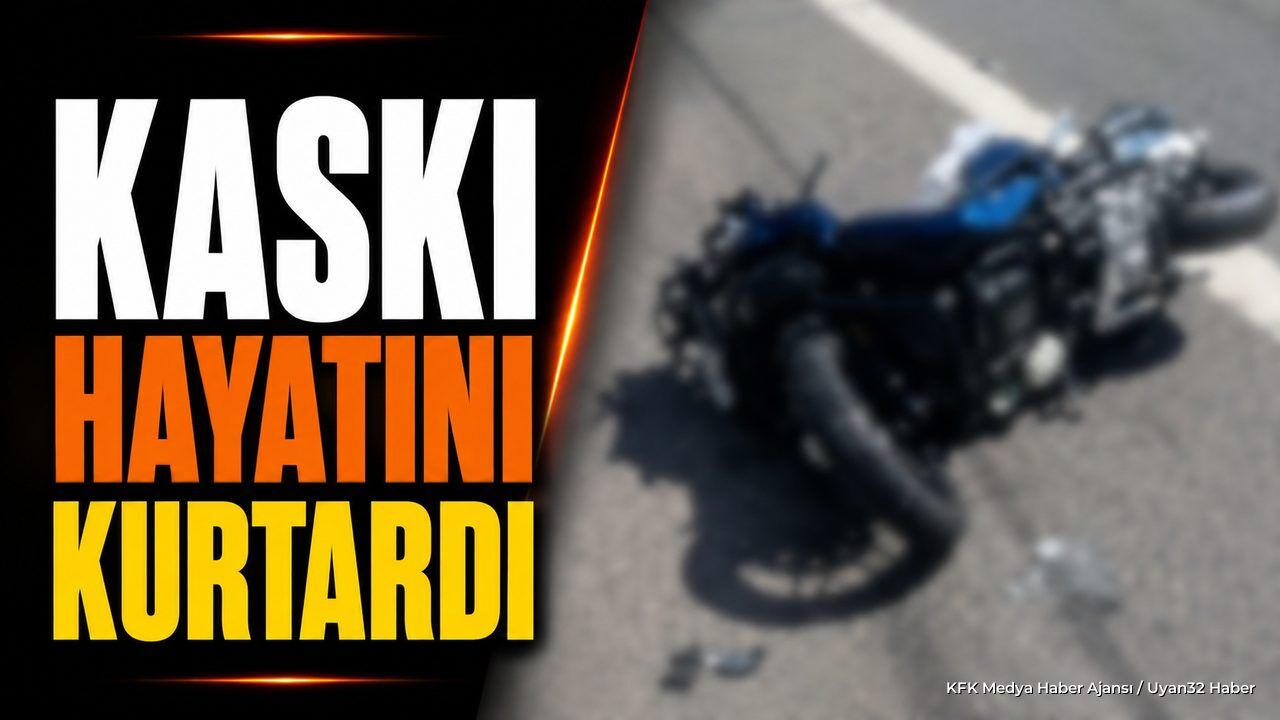 Isparta Yalvaç'ta Motosiklet Kamyonla Çarpıştı: 1 Yaralı