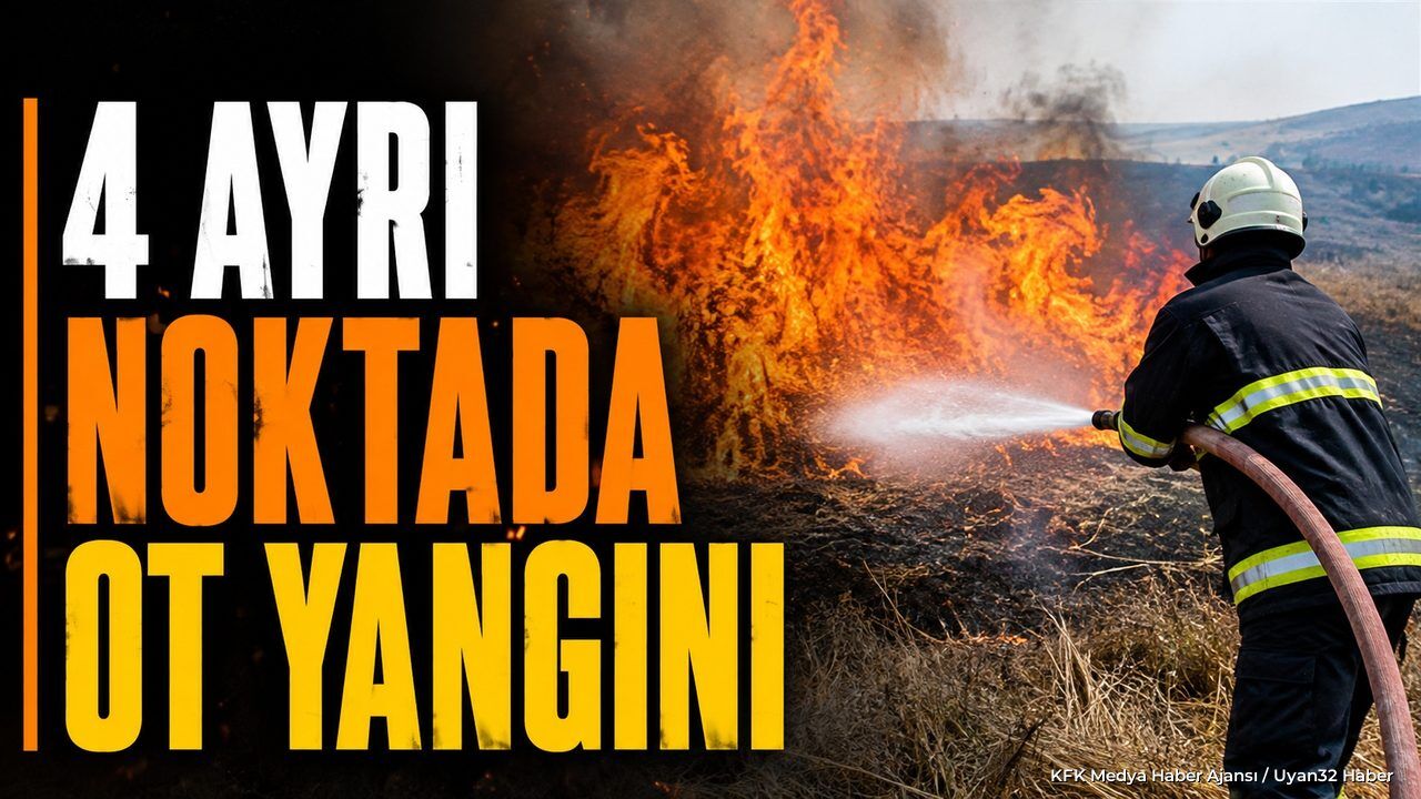 Isparta'da 4 Ayrı Noktada Ot Yangını Çıktı: Ekipler Müdahale Etti