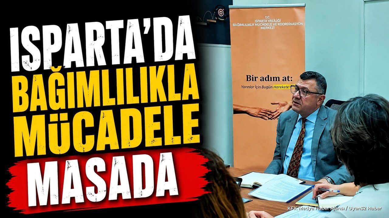 Isparta'da Bağımlılıkla Mücadele İçin Kurumlar Bir Arada