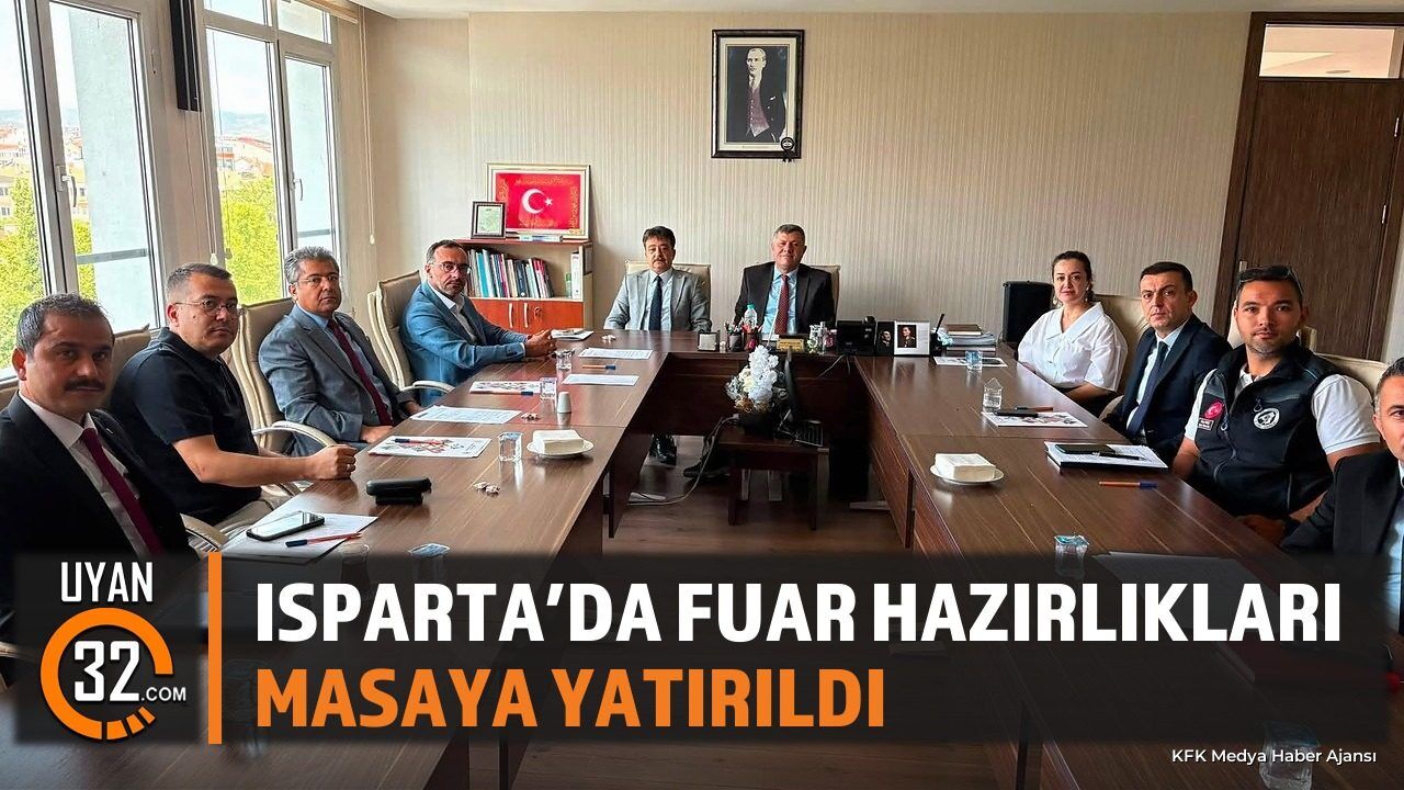 Isparta'da Fuar Organizasyonları İçin Koordinasyon Toplantısı