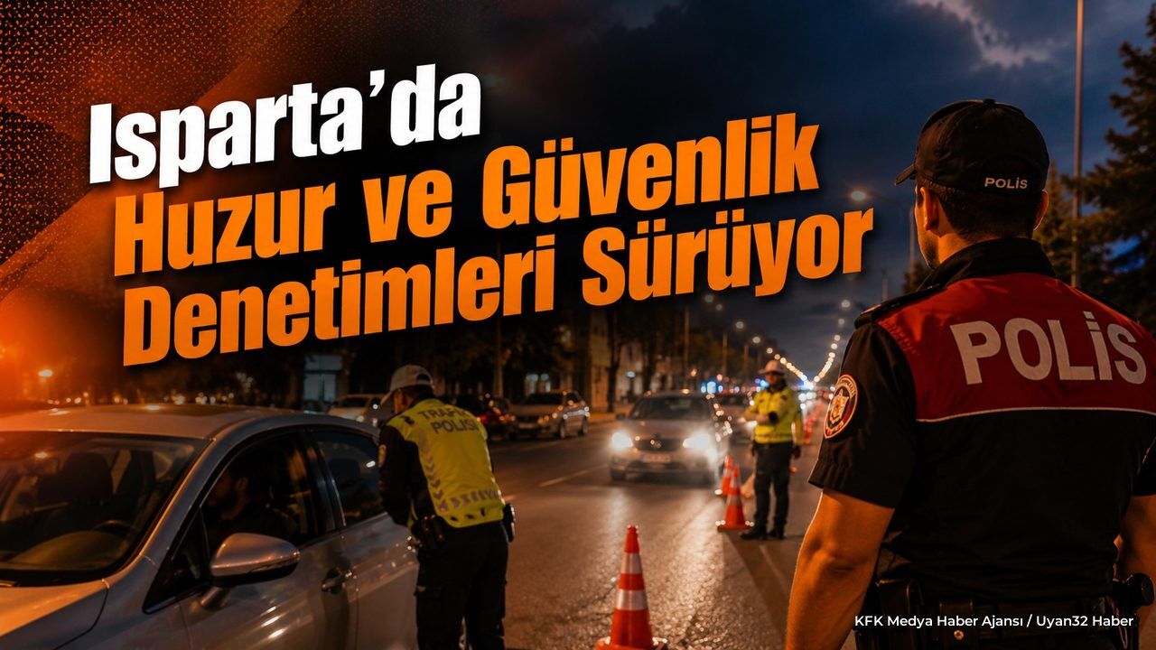 Isparta'da Huzur ve Güvenlik Denetimleri Sürüyor