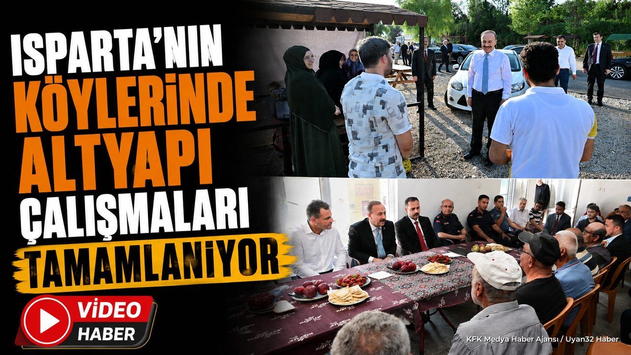 Isparta'da Köy Yollarının Yüzde 50'si Sıcak Asfaltla Kaplandı