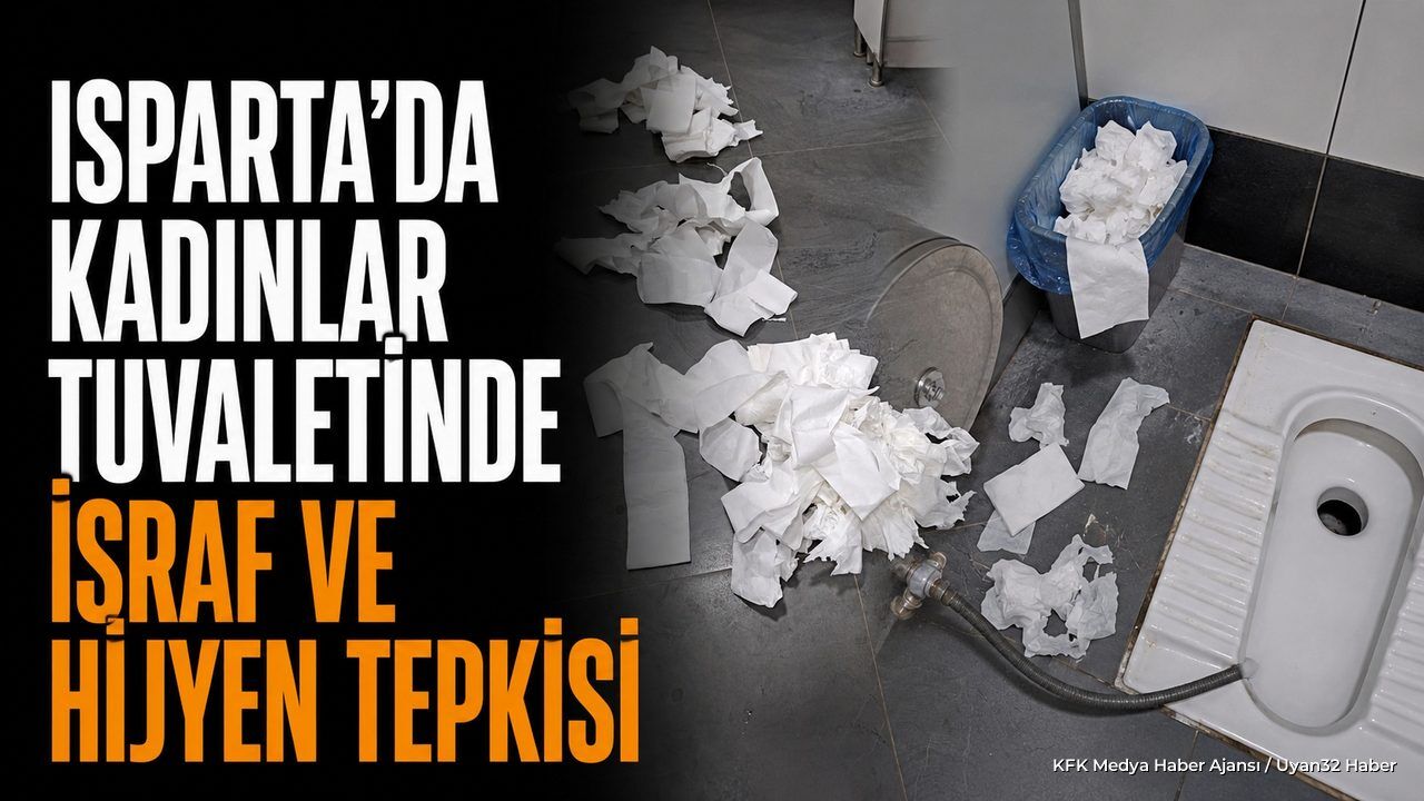 Isparta'da Tuvaletlerde Peçete İsrafına Tepki Yağdı