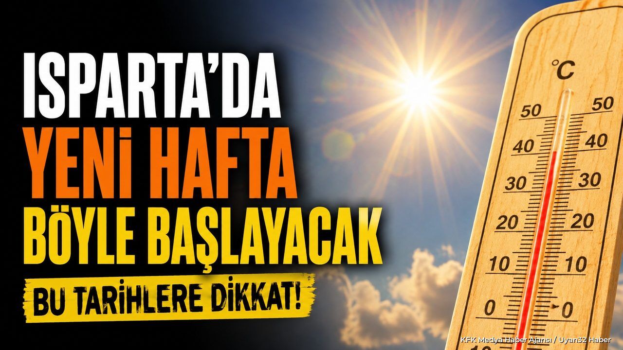 Isparta'da Yeni Haftada Sıcaklıklar Artacak mı? İşte 5 Günlük Hava Durumu