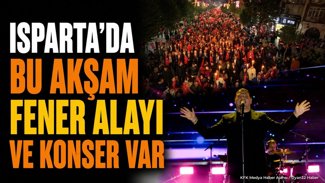 Isparta'da Zafer Bayramı Coşkusu Sürüyor: Kubat Sahne Alacak