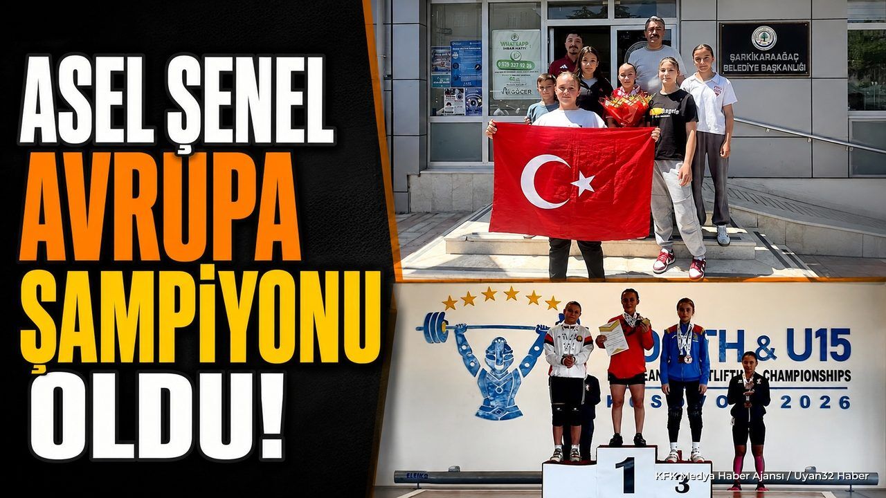Ispartalı Milli Halterci Asel Şenel Avrupa Şampiyonu Oldu