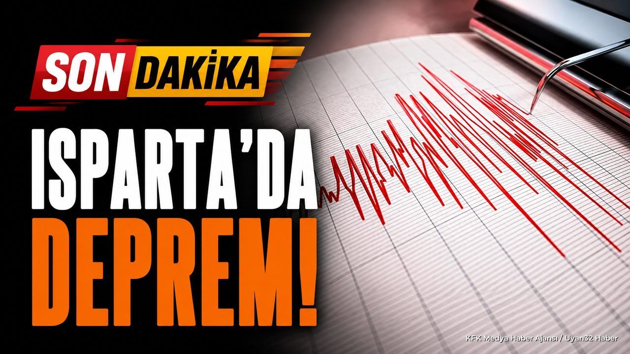 Isparta'da Son Dakika Deprem Meydana Geldi