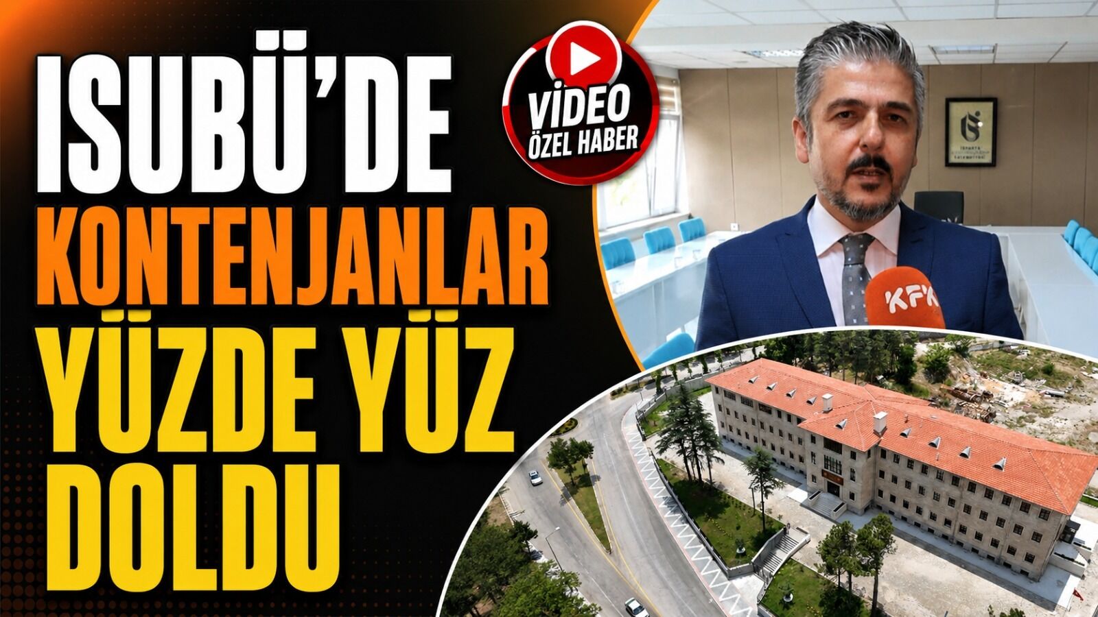 ISUBÜ'de YKS Kontenjanları Yüzde 100 Doldu: 5 Bin 144 Öğrenci