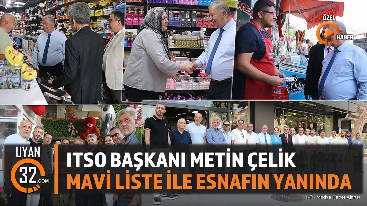 ITSO Başkanı Metin Çelik Esnaf Ziyaretiyle Projelerini Anlattı