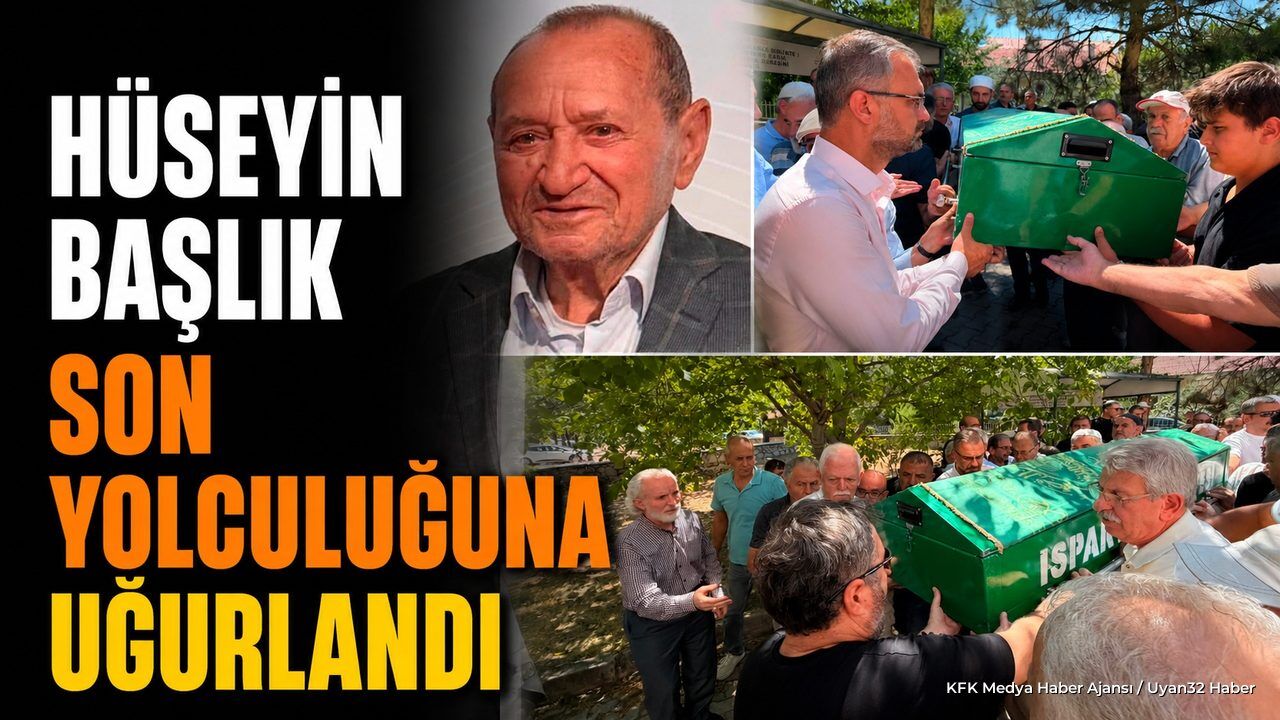 MHP Isparta Eski İl Başkanı Hüseyin Başlık Son Yolculuğuna Uğurlandı