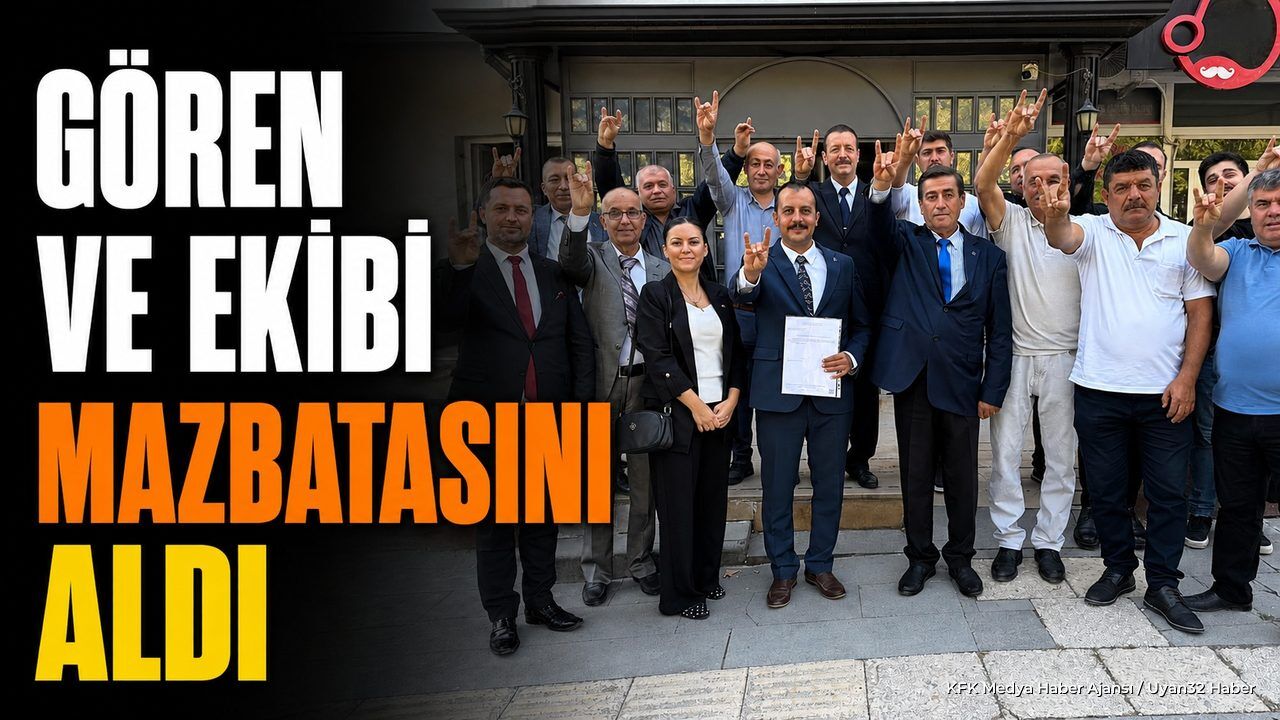 MHP Isparta Merkez İlçe Başkanı R. Murat Gören Mazbatasını Aldı