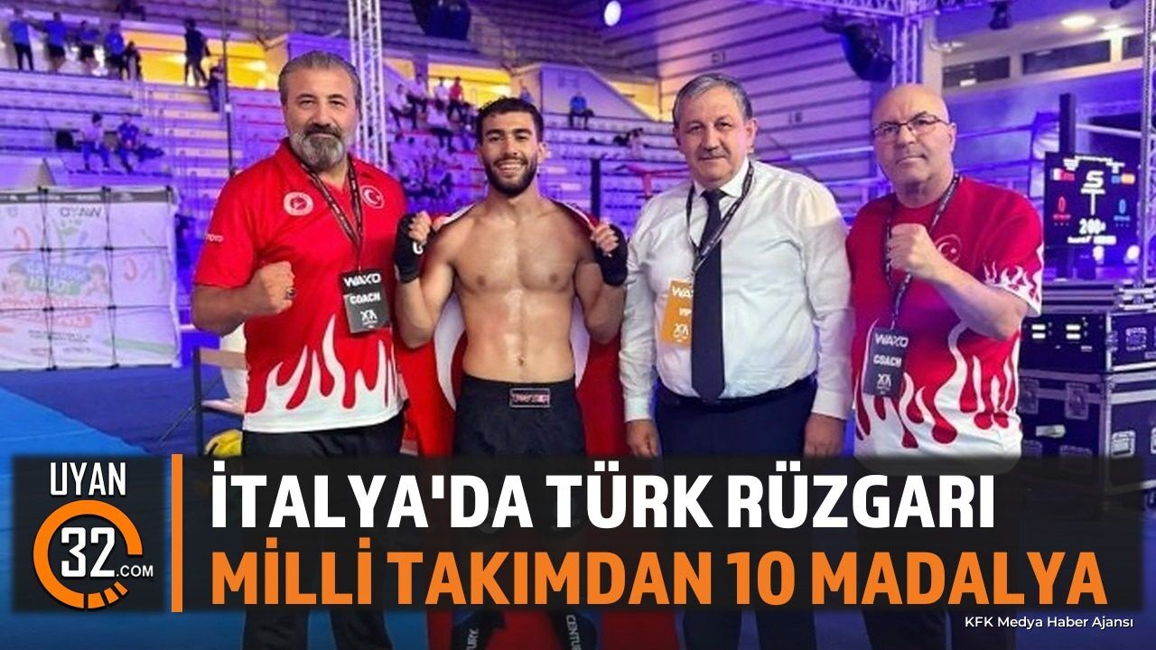 Milli Kickboks Takımı İtalya'da 10 Madalya Kazandı