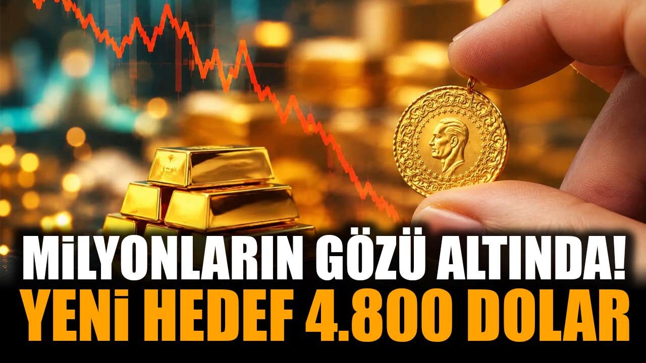 Milyonların gözü altında! Yeni hedef 4.800 dolar