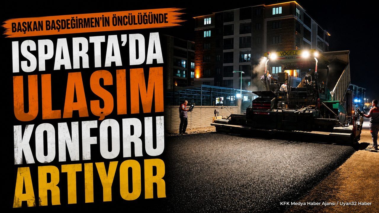 Muzaffer Türkeş Mahallesi'nde Gece Asfaltı