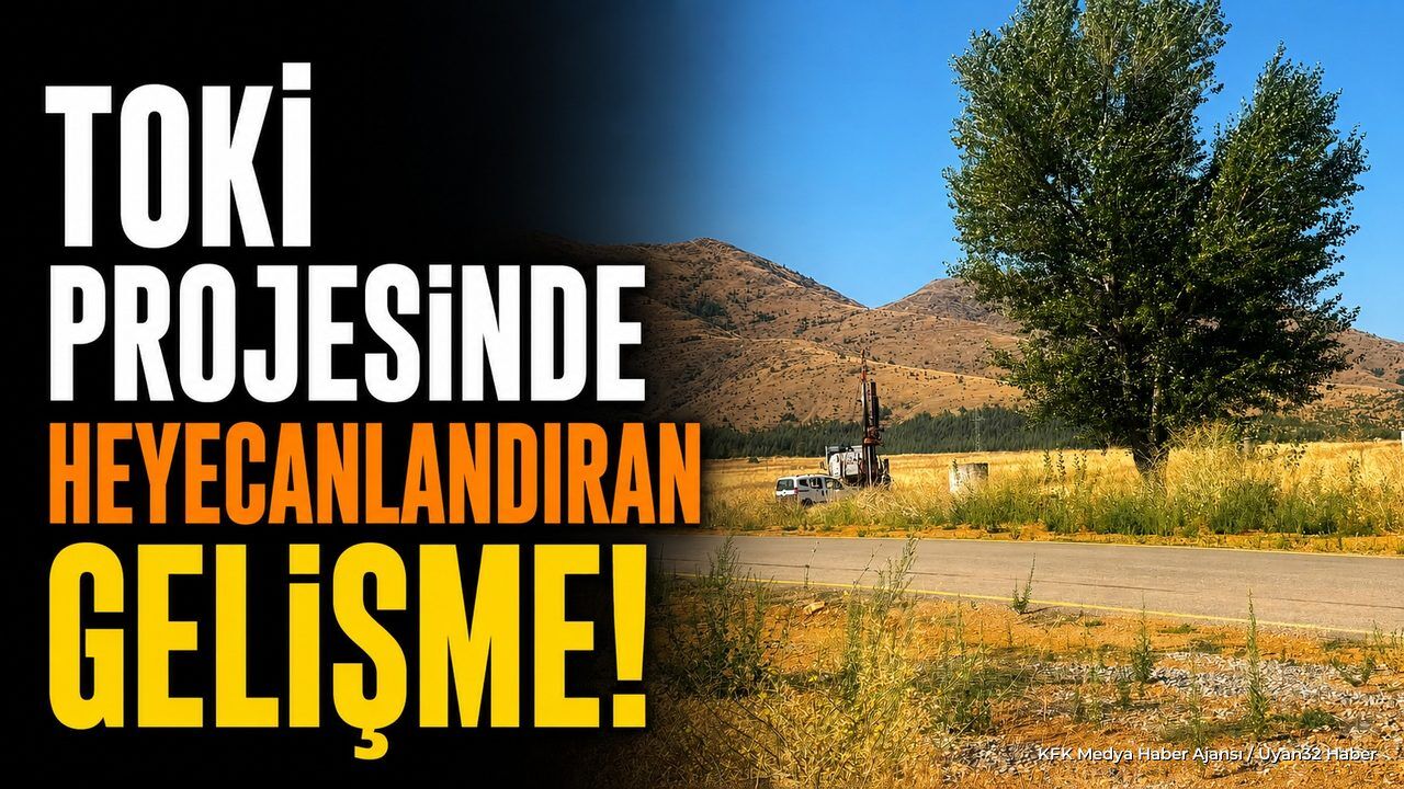 Şarkikaraağaç TOKİ Projesinde İlk Kazma Vuruldu