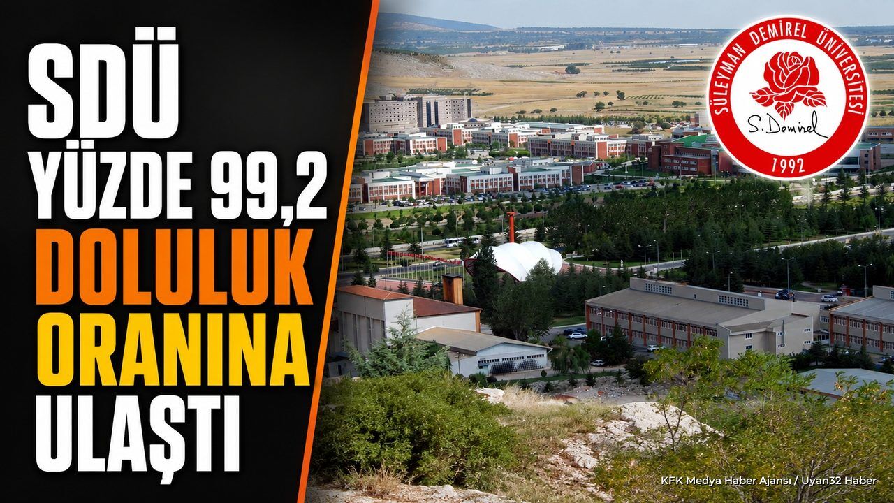 SDÜ YKS Yerleştirme Sonuçlarında Yüzde 99,2 Doluluk Oranına Ulaştı