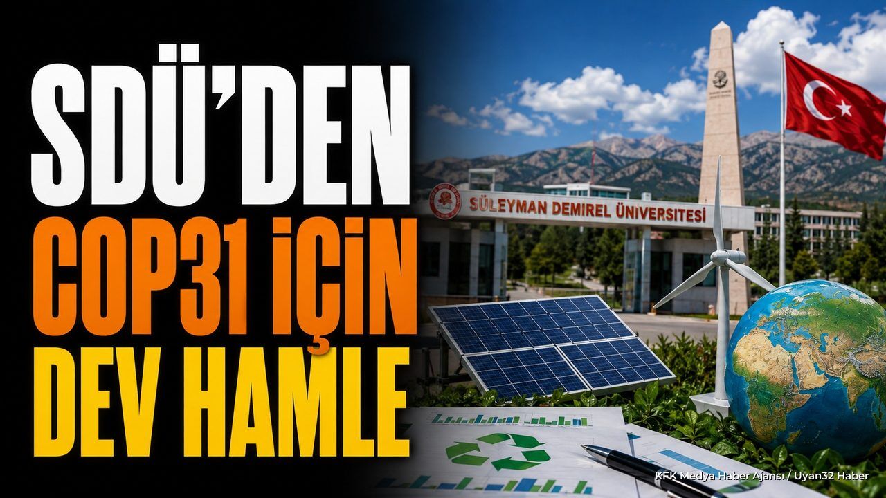 SDÜ'den COP31 2026 İçin Dev Adım: 49 Faaliyet Bildirimi Sundu