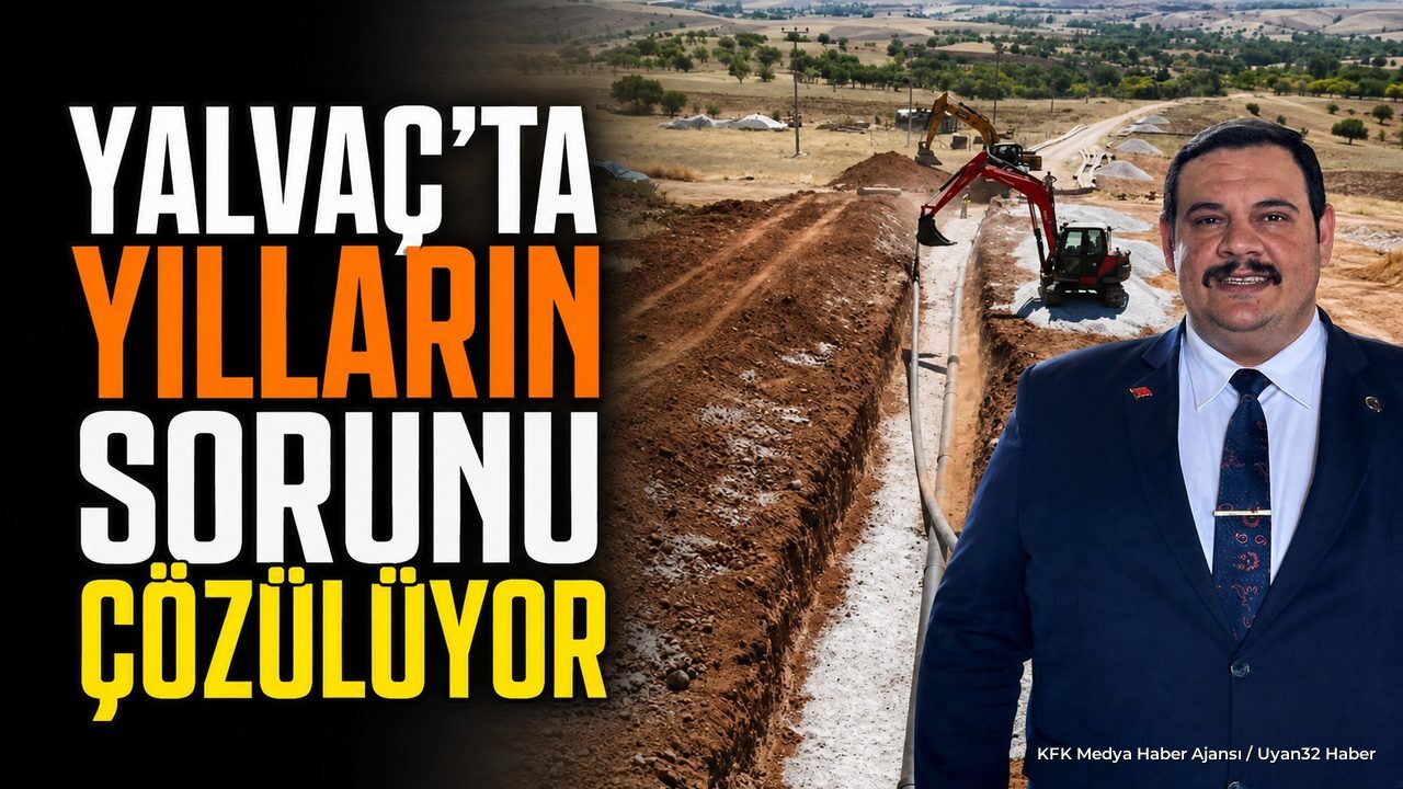 Yalvaç'ta İçme Suyu Ve Altyapı Çalışmaları Başladı