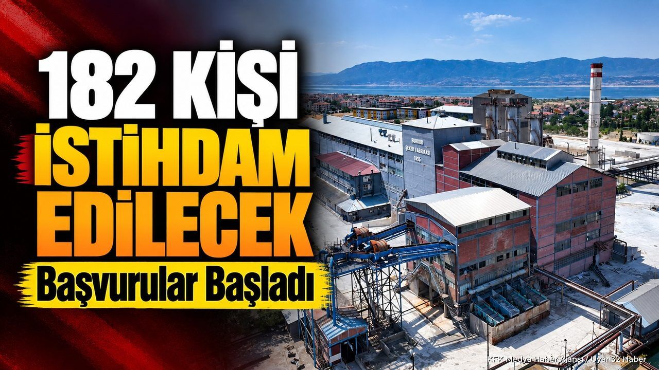 TÜRKŞEKER'DEN 182 İŞÇİ ALIMI!