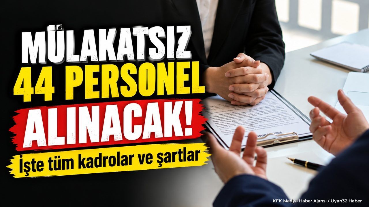 44 Sözleşmeli Personel Alımı Yapacak: Başvurular Başladı