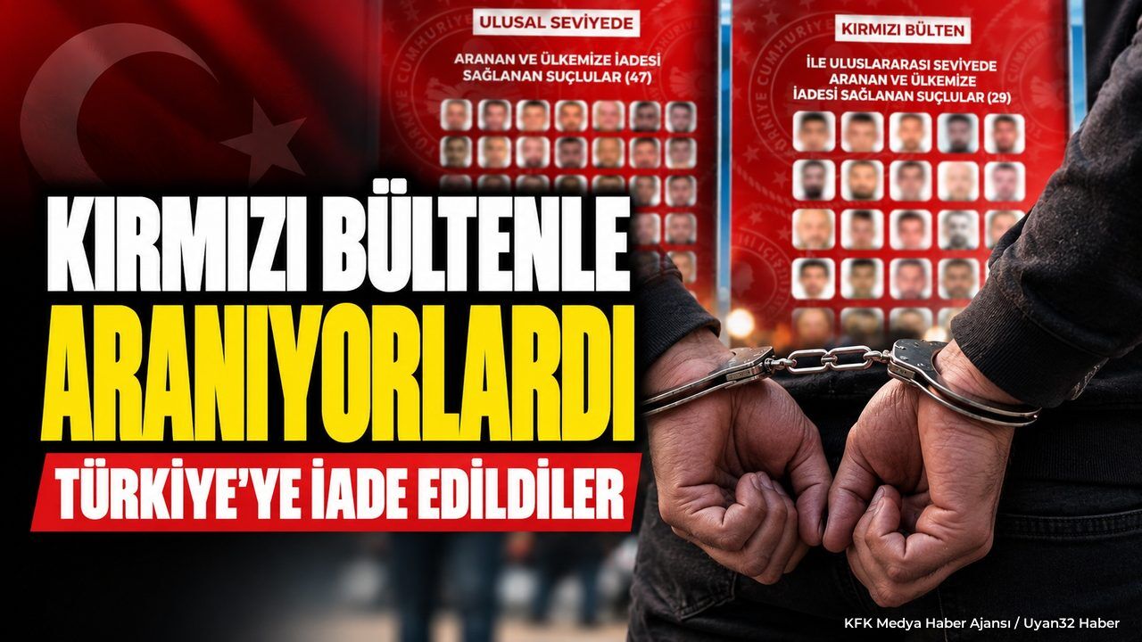 8 Ülkeden 76 Firari İade Edildi: 29'u Kırmızı Bültenle Aranıyordu