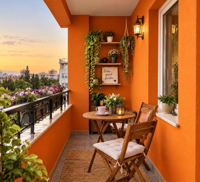 Balkon Boyasi Turuncu