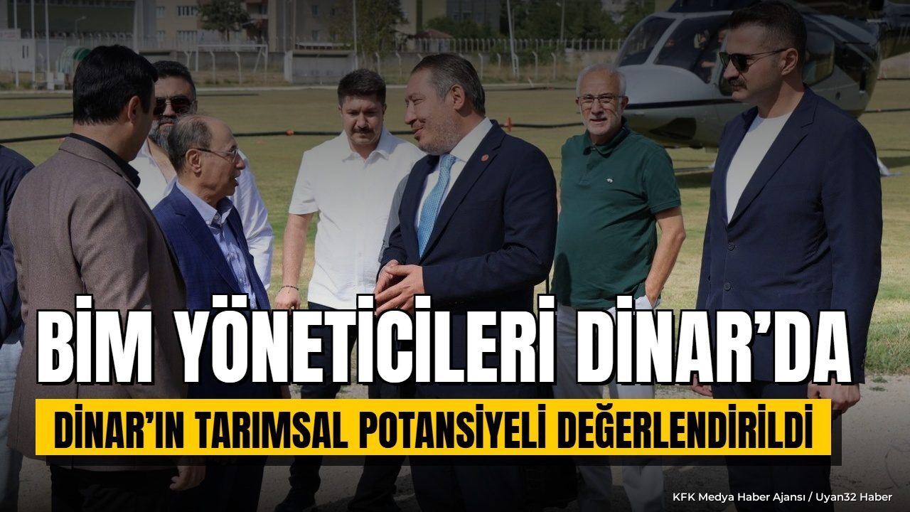 BİM Üst Yönetimi Dinar'da Zirvede Buluştu: İş Birliği Masada