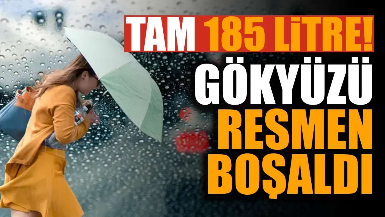 Bir metrekareye 185 litre su düştü: Türkiye'de gökyüzünün boşaldığı gün