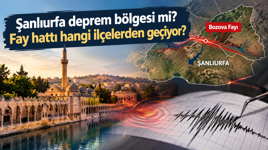 Şanlıurfa deprem bölgesi mi? Fay hattı hangi ilçelerden geçiyor?