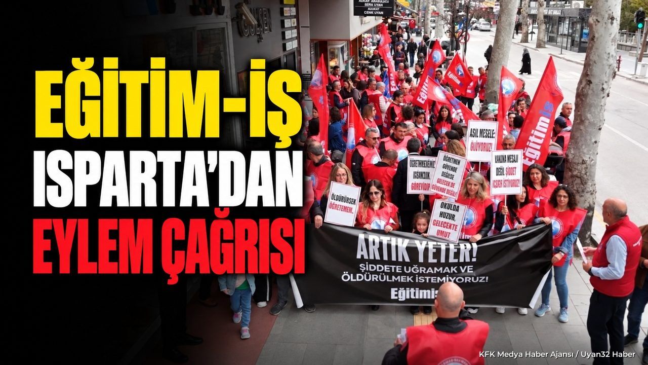 ISPARTA'DA EĞİTİMCİLERDEN EYLEM KARARI