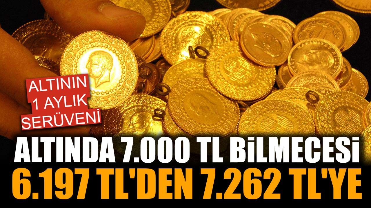 Gram altında 7.000 TL bilmecesi: Aştı, geri çekildi, yeniden yaklaştı