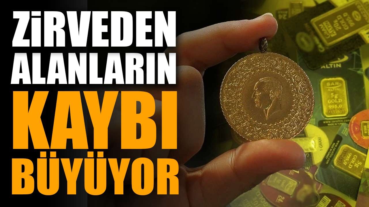 Gram altını zirveden alanların kaybı büyüyor: 978 TL’lik fark oluştu