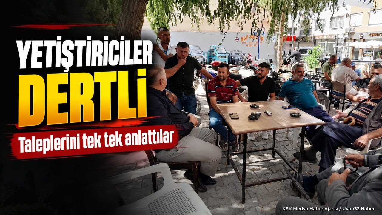 ŞARKİKARAAĞAÇ'TA ÜRETİCİYE SAHA ZİYARETİ